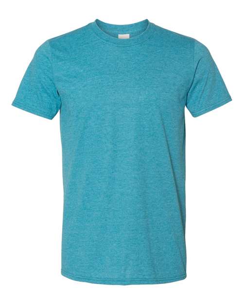 Unisex Softstyle® T-Shirt — Heather Galapagos Blue
