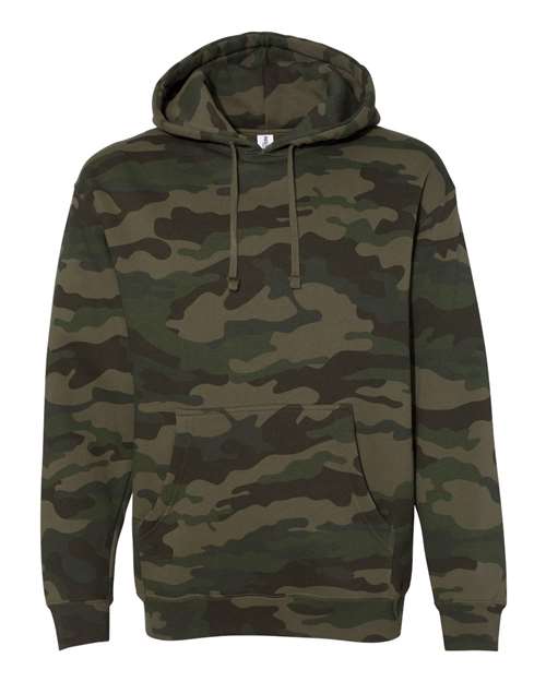 Unisex Heavyweight Hooded Sweatshirt — Forest Camo