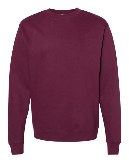 Unisex Midweight Crewneck Sweatshirt — Maroon