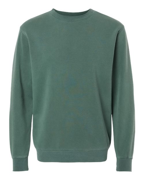 Unisex Midweight Pigment-Dyed Crewneck Sweatshirt — Pigment Alpine Green
