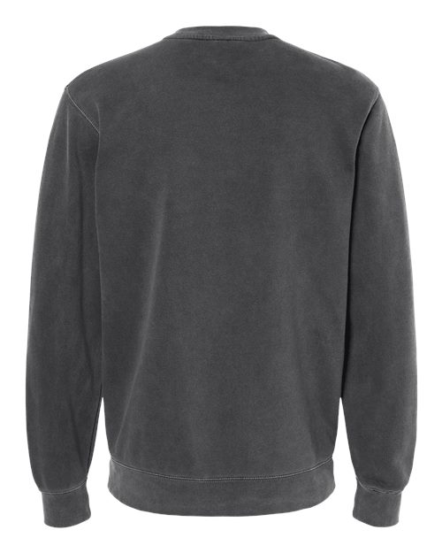 Unisex Midweight Pigment-Dyed Crewneck Sweatshirt — Pigment Black