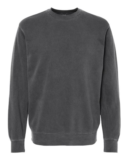 Unisex Midweight Pigment-Dyed Crewneck Sweatshirt — Pigment Black