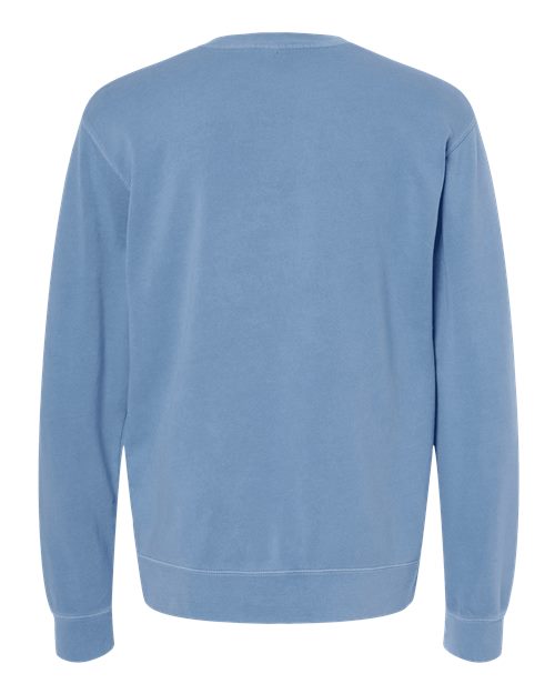 Unisex Midweight Pigment-Dyed Crewneck Sweatshirt — Pigment Light Blue