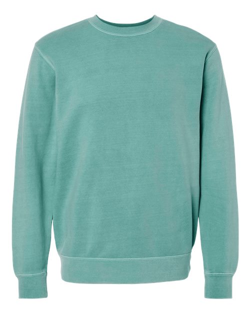Unisex Midweight Pigment-Dyed Crewneck Sweatshirt — Pigment Mint