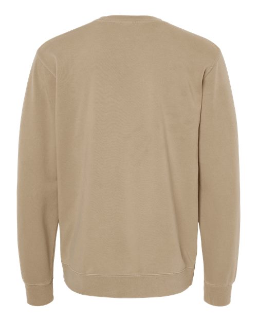Unisex Midweight Pigment-Dyed Crewneck Sweatshirt — Pigment Sandstone