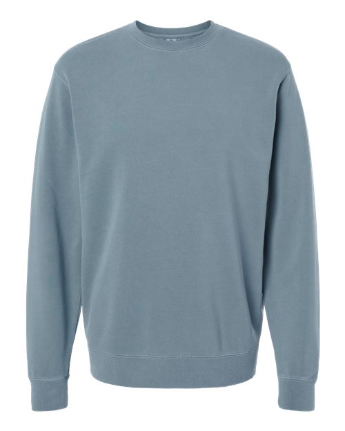 Unisex Midweight Pigment-Dyed Crewneck Sweatshirt — Pigment Slate Blue