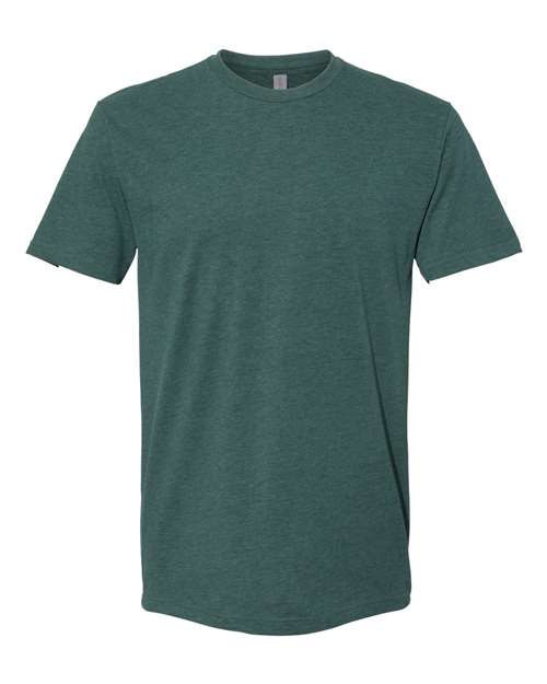 Unisex Sueded Tee — Heather Forest Green