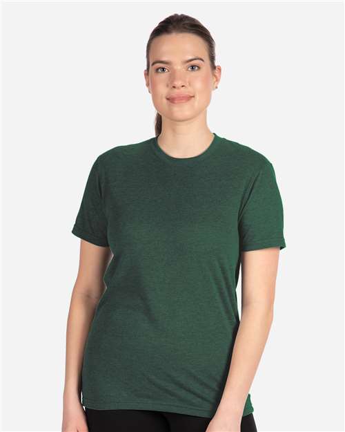 Unisex Sueded Tee — Heather Forest Green