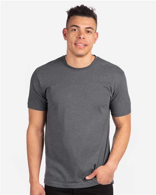Unisex Sueded Tee — Heather Metal