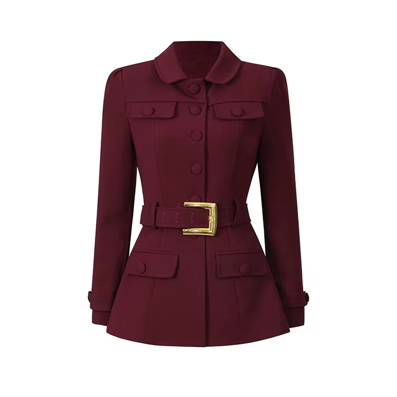 Leila blazer with belt