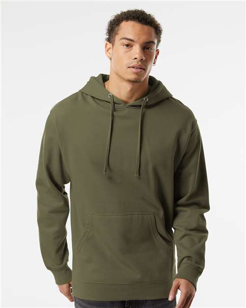 Unisex Midweight Hooded Sweatshirt — Army