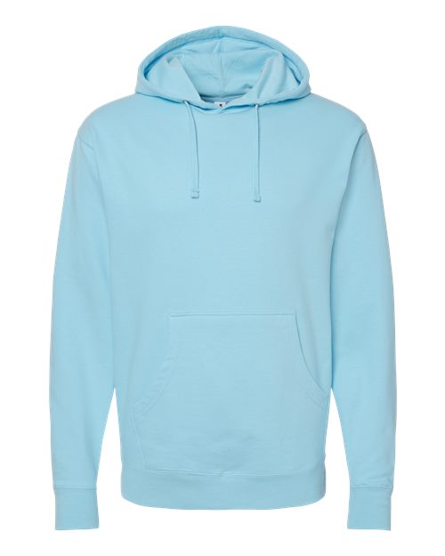 Unisex Midweight Hooded Sweatshirt — Blue Aqua