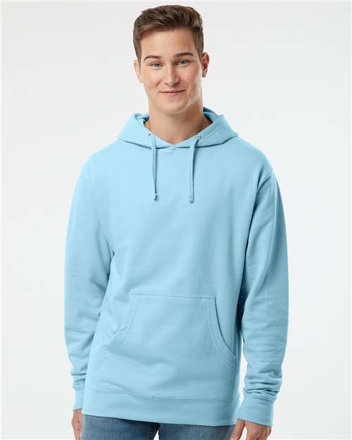 Unisex Midweight Hooded Sweatshirt — Blue Aqua
