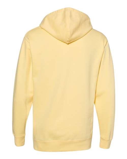 Unisex Midweight Hooded Sweatshirt — Light Yellow