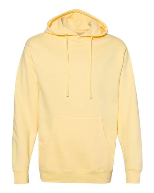 Unisex Midweight Hooded Sweatshirt — Light Yellow