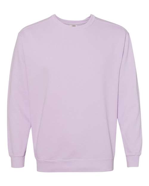 Unisex Garment-Dyed Crewneck Sweatshirt — Orchid