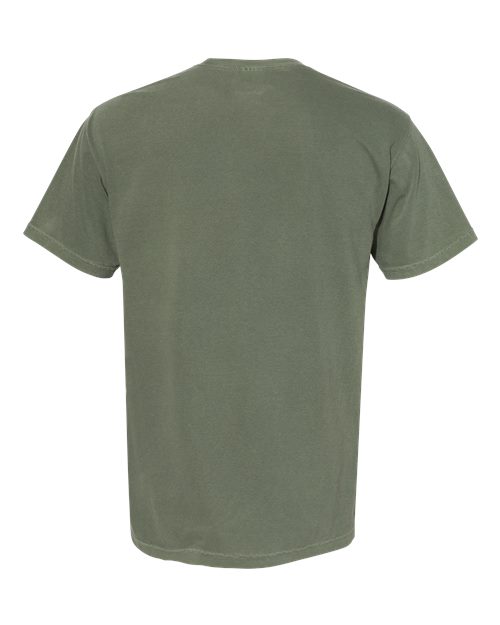 Unisex Garment-Dyed Heavyweight Pocket T-Shirt — Moss