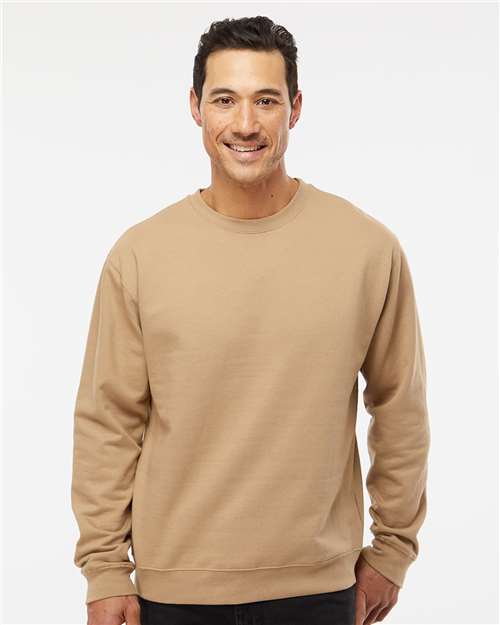Unisex Midweight Crewneck Sweatshirt — Sandstone