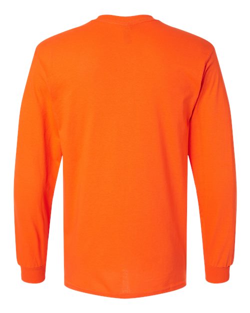 Unisex Heavy Cotton™ Long Sleeve T-Shirt — Orange