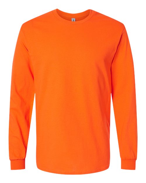 Unisex Heavy Cotton™ Long Sleeve T-Shirt — Orange