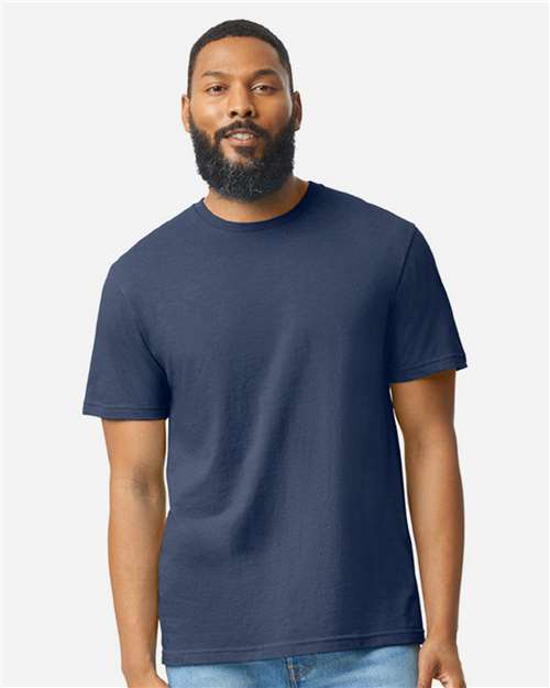 Unisex Softstyle® CVC T-Shirt — Navy Mist