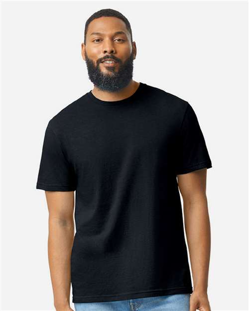 Unisex Softstyle® CVC T-Shirt — Pitch Black