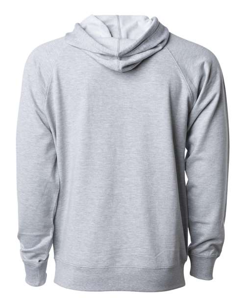 Unisex Icon Lightweight Loopback Terry Hooded Sweatshirt — Athletic Heather