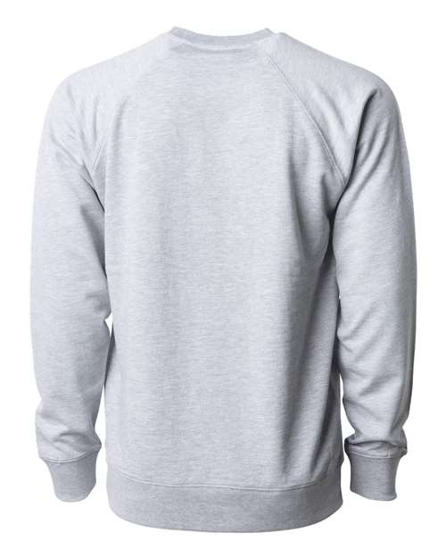 Unisex Icon Lightweight Loopback Terry Crewneck Sweatshirt — Athletic Heather