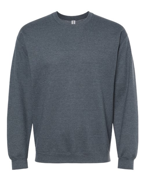 Unisex Softstyle® Midweight Crewneck Sweatshirt — Dark Heather