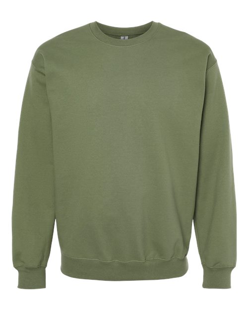 Unisex Softstyle® Midweight Crewneck Sweatshirt — Military Green