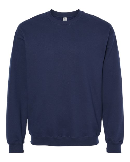 Unisex Softstyle® Midweight Crewneck Sweatshirt — Navy