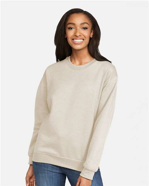 Unisex Softstyle® Midweight Crewneck Sweatshirt — Sand