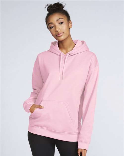 Unisex Softstyle® Midweight Hooded Sweatshirt — Light Pink