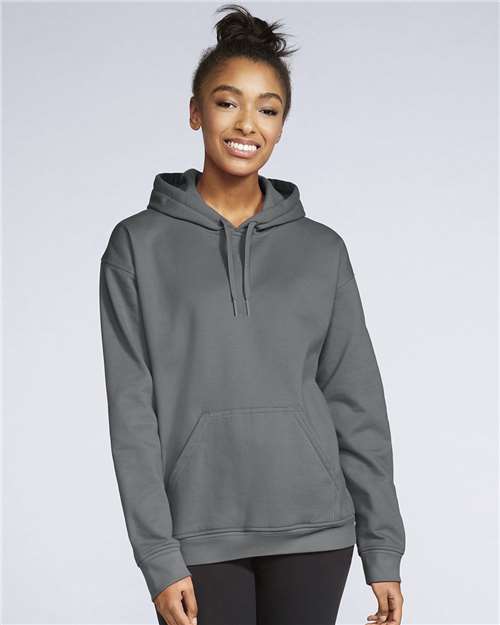 Unisex Softstyle® Midweight Hooded Sweatshirt — Charcoal