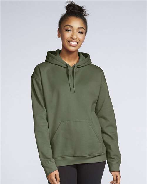 Unisex Softstyle® Midweight Hooded Sweatshirt — Military Green