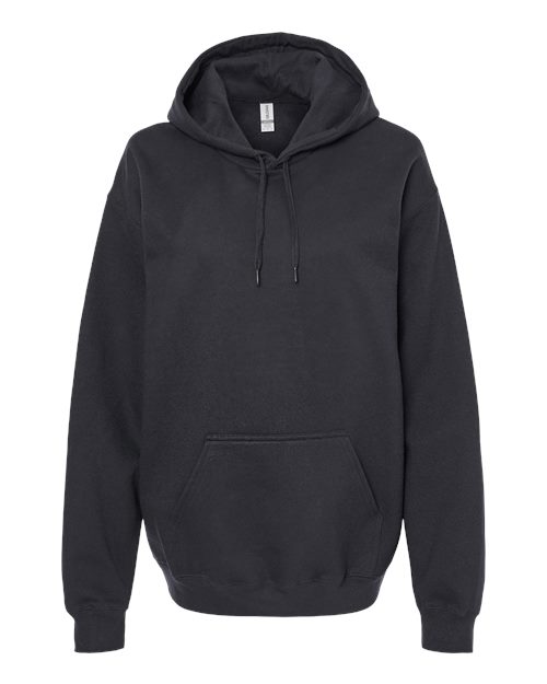 Unisex Softstyle® Midweight Hooded Sweatshirt — Black