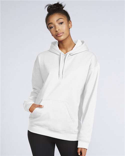 Unisex Softstyle® Midweight Hooded Sweatshirt — White