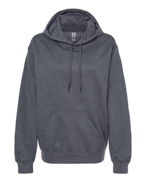 Unisex Softstyle® Midweight Hooded Sweatshirt — Dark Heather
