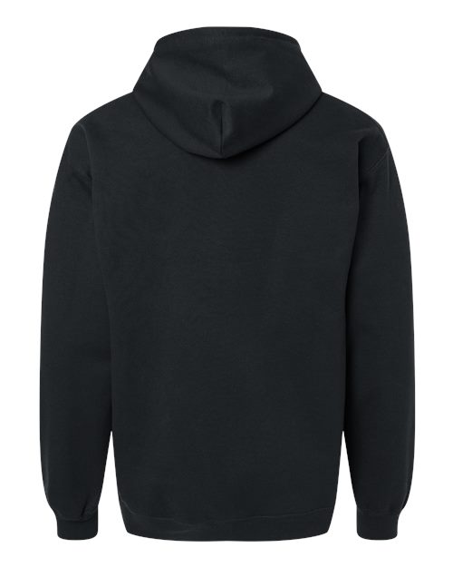 Unisex Softstyle® Midweight Full-Zip Hooded Sweatshirt — Black
