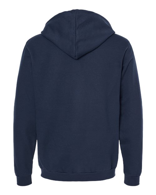 Unisex Zipper Fleece Hoodie — Navy
