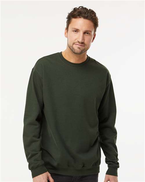 Unisex Crewneck Fleece — Forest Green