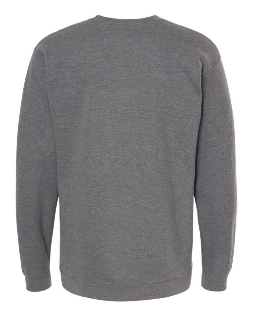 Unisex Crewneck Fleece — Heather Grey