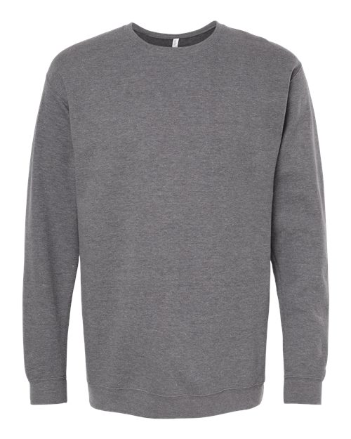 Unisex Crewneck Fleece — Heather Grey