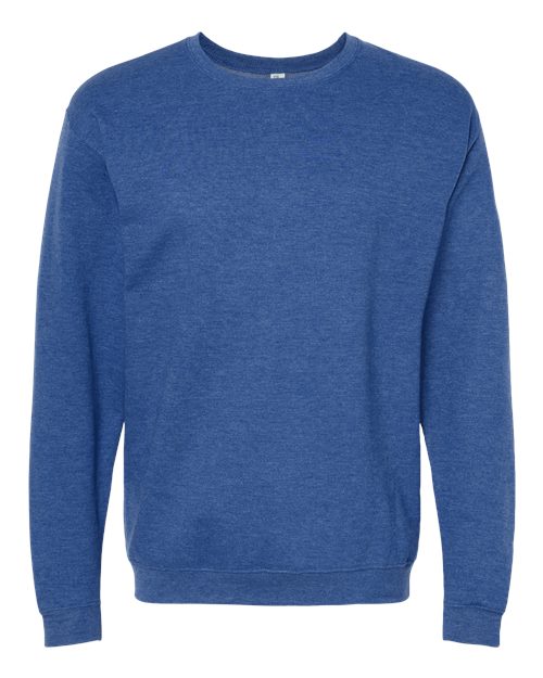 Unisex Crewneck Fleece — Heather Royal
