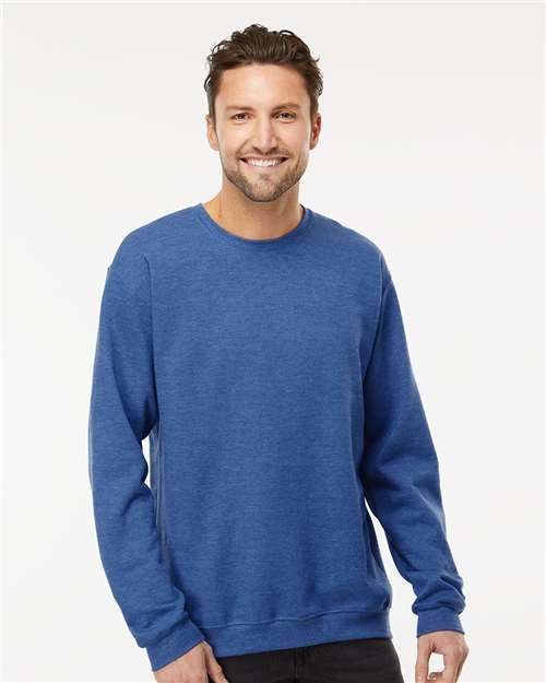 Unisex Crewneck Fleece — Heather Royal