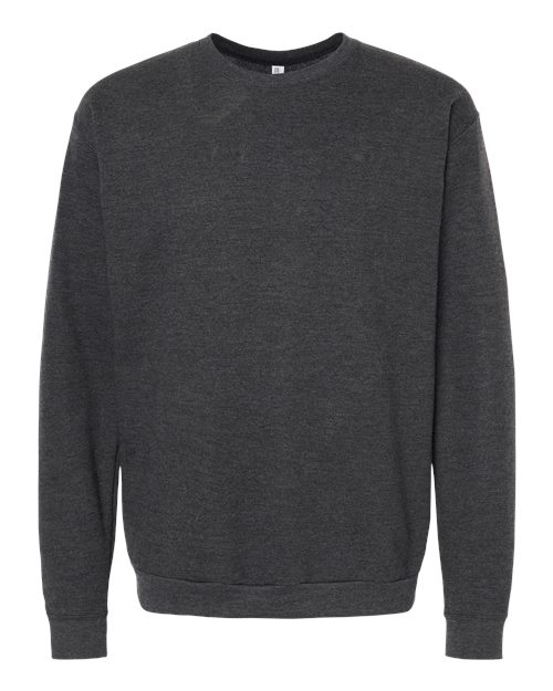 Unisex Crewneck Fleece — Jet Black Heather
