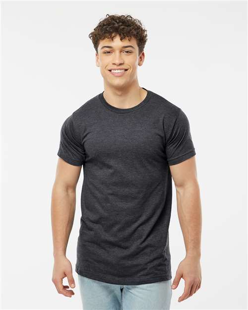 Fine Jersey T-Shirt — Heather Charcoal
