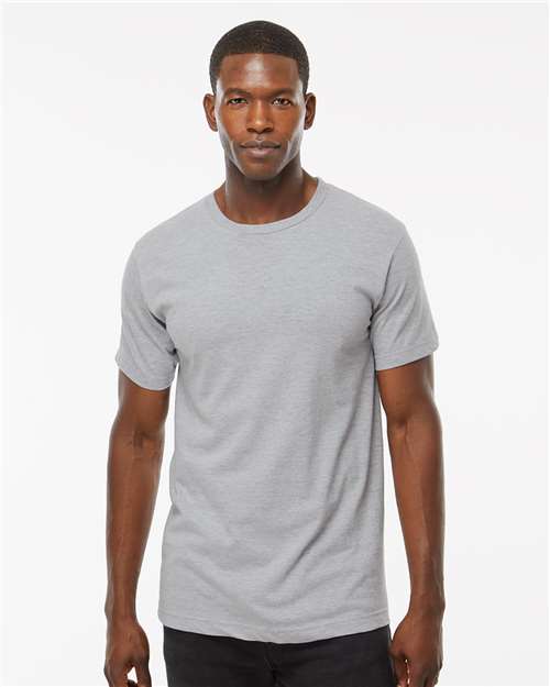 Fine Jersey T-Shirt — Heather Grey