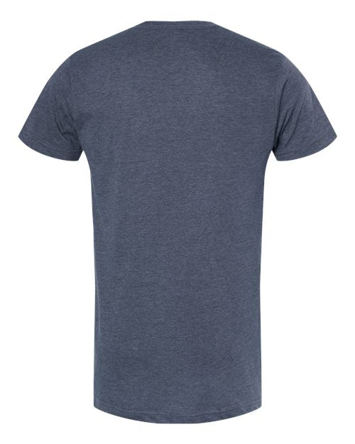 Fine Jersey T-Shirt — Heather Navy