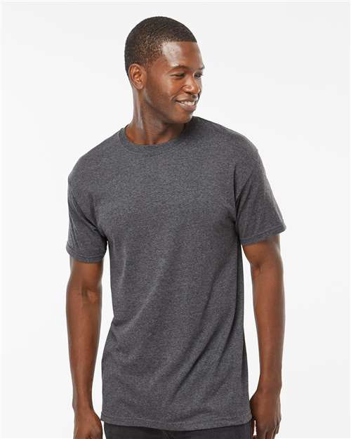 Men's Gold Soft Touch T-Shirt — Dark Heather